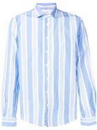 Sun 68 Cam Ratlla Shirt - Blue