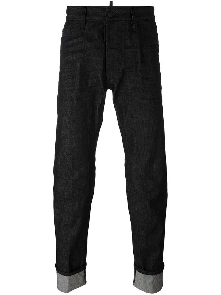 Dsquared2 'cool Guy' Jeans, Men's, Size: 46, Black, Cotton/polyester