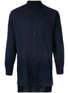 Factotum Plain Shirt, Men's, Size: 46, Blue, Cotton