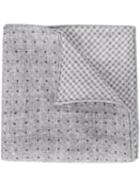 Brunello Cucinelli Dot Pattern Pocket Square, Men's, Linen/flax