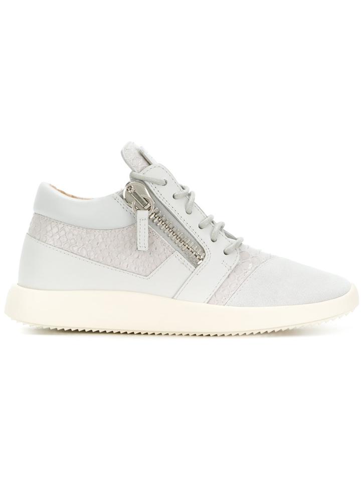 Giuseppe Zanotti Design Frankie Hi-top Sneakers - Grey
