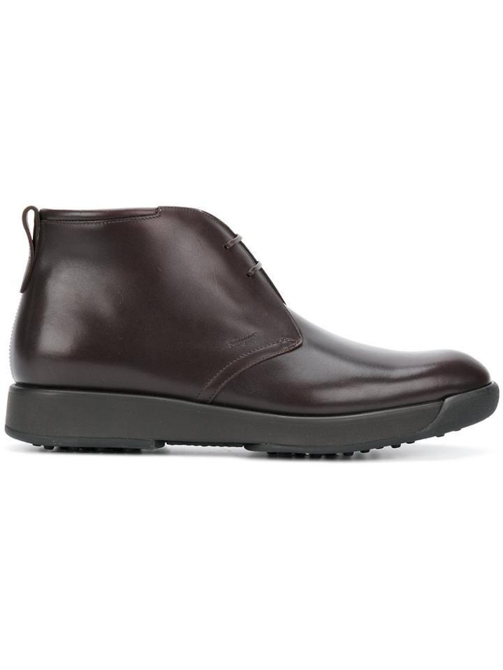 Salvatore Ferragamo Desert Boots - Brown