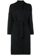 Pinko Belted Single Breasted Coat - Black