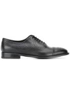 Fratelli Rossetti Perforated Detailing Oxfords - Black