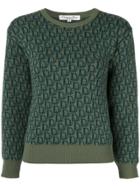 Christian Dior Pre-owned Long Sleeve Sweater - Green