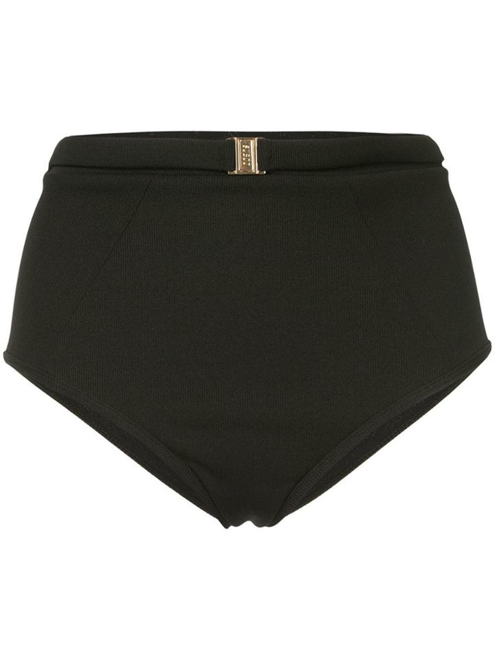 Suboo High Waisted Bikini Bottoms - Black