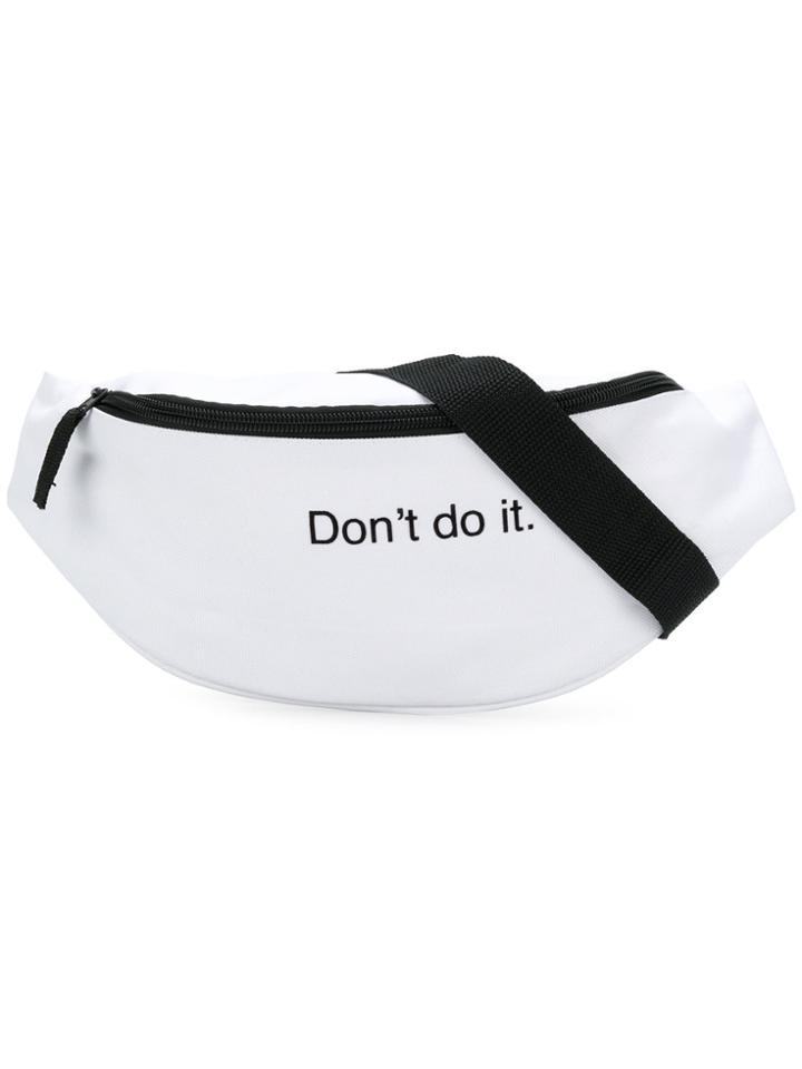 F.a.m.t. Don't Do It Bag - White