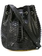 Gelareh Mizrahi Smiley Face Medium Bucket Bag - Black