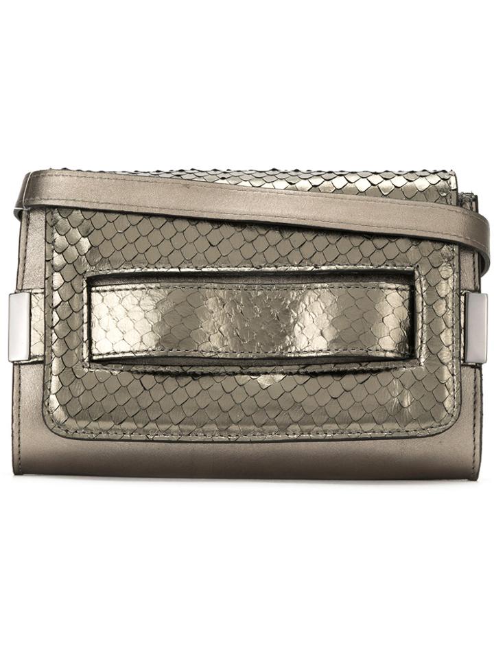 Mara Mac Metallic Textured Shoulder Bag