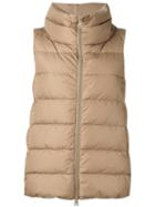 Herno Padded Vest, Women's, Size: 38, Nude/neutrals, Polyamide/feather Down
