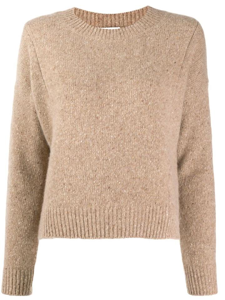 Vince Crew-neck Knit Sweater - Neutrals