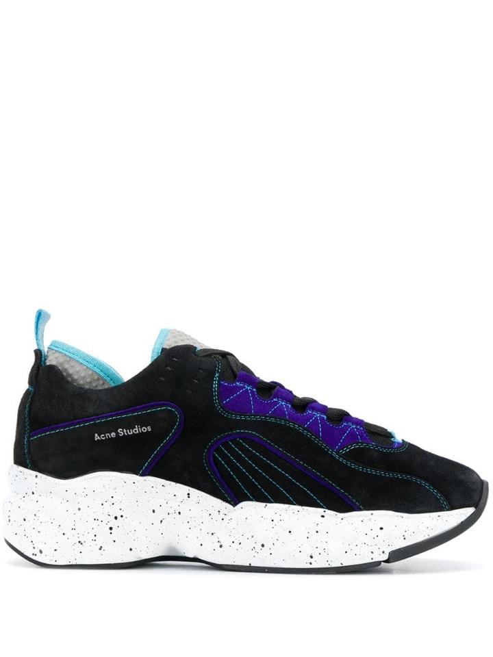 Acne Studios Rockaway Contrast Sneakers - Black