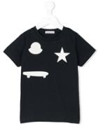Moncler Kids - Skate T-shirt - Kids - Cotton/polyester/polyurethane - 4 Yrs, Blue