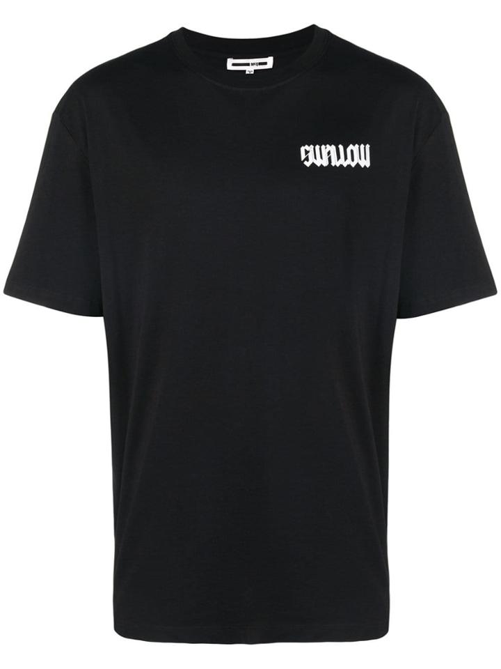 Mcq Alexander Mcqueen Back Logo Print T-shirt - Black