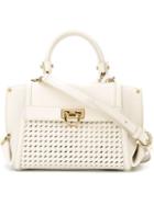 Salvatore Ferragamo 'sofia' Woven Tote