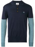 Vivienne Westwood Colour-block Orb Jumper - Blue