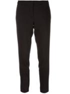 Michael Michael Kors Slim Fit Trousers, Women's, Size: 10, Black, Spandex/elastane/wool