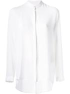 Ginger & Smart 'secret Vice' Shirt, Women's, Size: 12, White, Silk Crepe