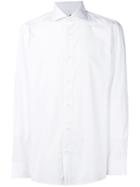 Borrelli Spread Collar Shirt - White