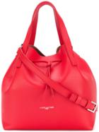 Lancaster Logo Bucket Tote Bag - Red