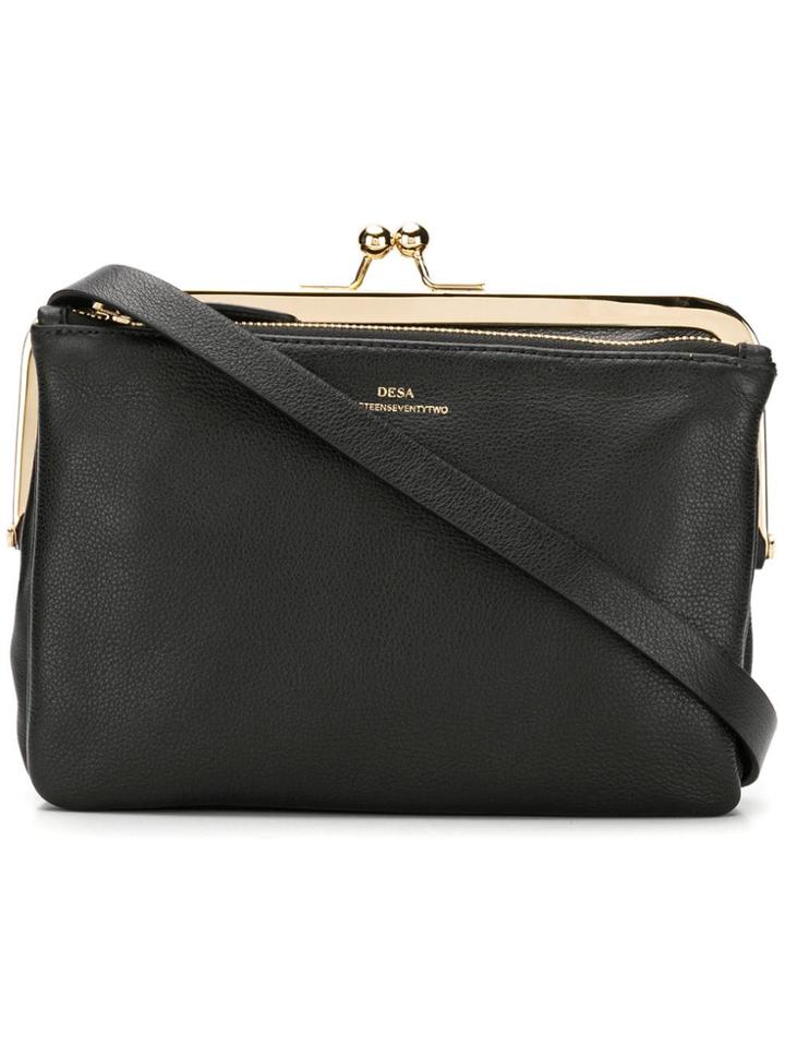 Desa 1972 Clasp Crossbody Bag - Black