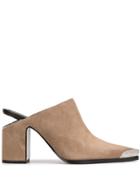 Alexander Wang Western Style Mules - Brown