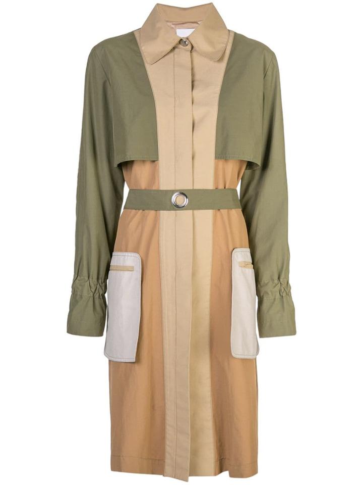 Rosetta Getty Grommet Sleeve Trench - Multicolour