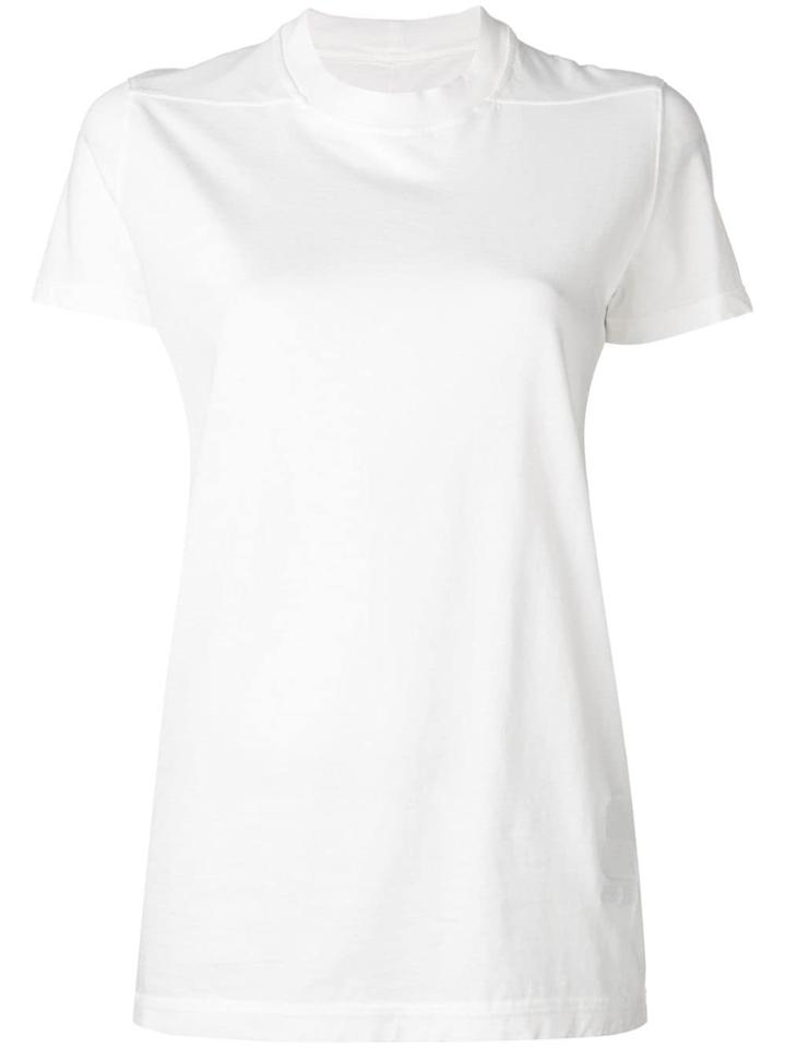 Rick Owens Drkshdw Round Neck T-shirt - White