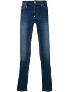 Philipp Plein Scream Slim Fit Jeans - Blue