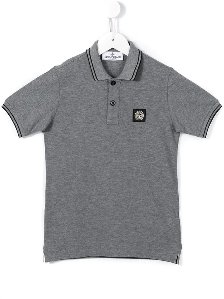 Stone Island Kids Classic Polo Shirt, Boy's, Size: 12 Yrs, Grey
