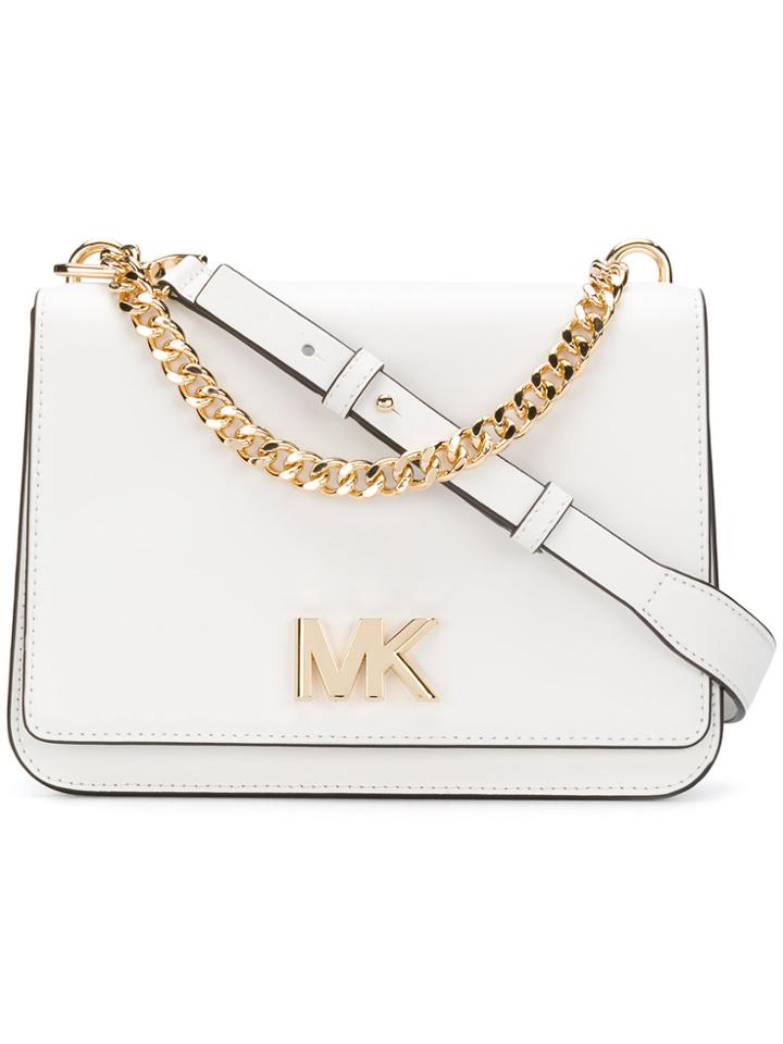 Michael Michael Kors Mott Crossbody Bag - White