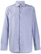 Ermenegildo Zegna Long-sleeved Buttoned Shirt - Blue