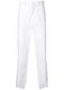 Maison Flaneur High-waist Tailored Trousers - White