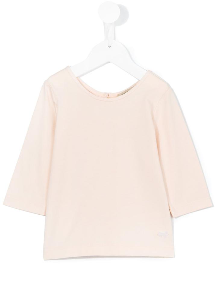 Hucklebones London - Half Sleeved T-shirt - Kids - Cotton/spandex/elastane/modal - 4 Yrs, Nude/neutrals