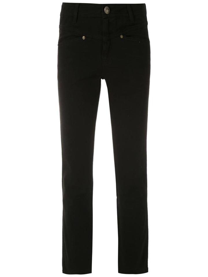 Andrea Bogosian Cropped Jeans - Black