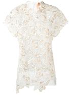 No21 Embroidered Blouse - White