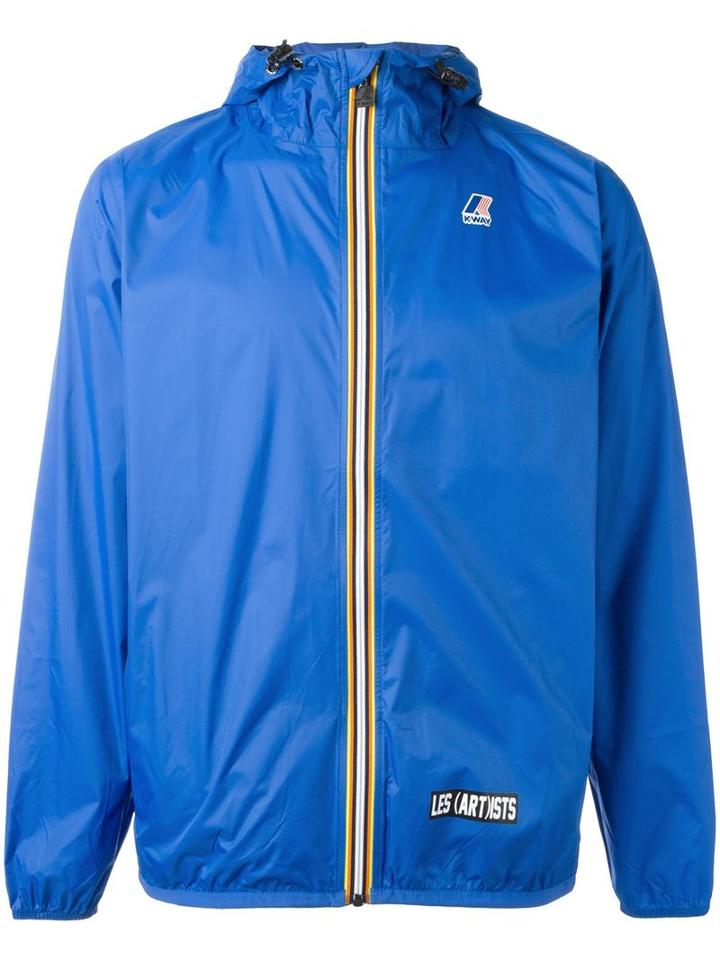 Les (art)ists 'claude' Raincoat, Men's, Size: Xl, Blue, Polyamide