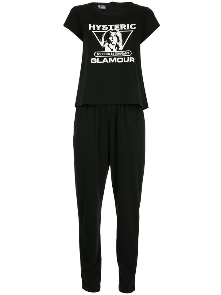 Hysteric Glamour Touched By Temptation Jumpsuit - Black