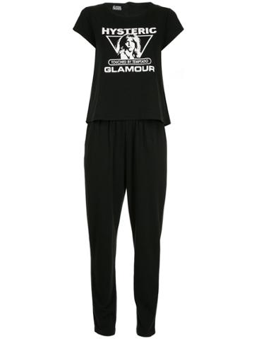 Hysteric Glamour Touched By Temptation Jumpsuit - Black