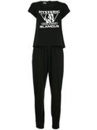 Hysteric Glamour Touched By Temptation Jumpsuit - Black