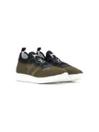 Baby Dior Teen Mixed Knit Sneakers - Green
