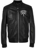 Philipp Plein Embellished Skull Bomber Jacket - Black