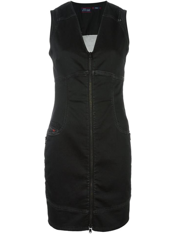 Diesel 'prika' Dress, Women's, Size: Xs, Black, Cotton/polyester/spandex/elastane