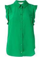 Stella Mccartney Sleeveless Shirt, Women's, Size: 46, Green, Silk