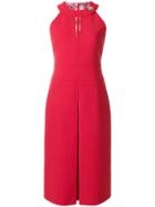 Emilio Pucci Keyhole-detail Halterneck Dress - Red