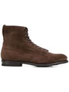 Barbanera Lace-up Ankle Boots - Brown