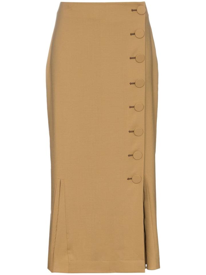 Rejina Pyo Scout Camel Skirt - Nude & Neutrals