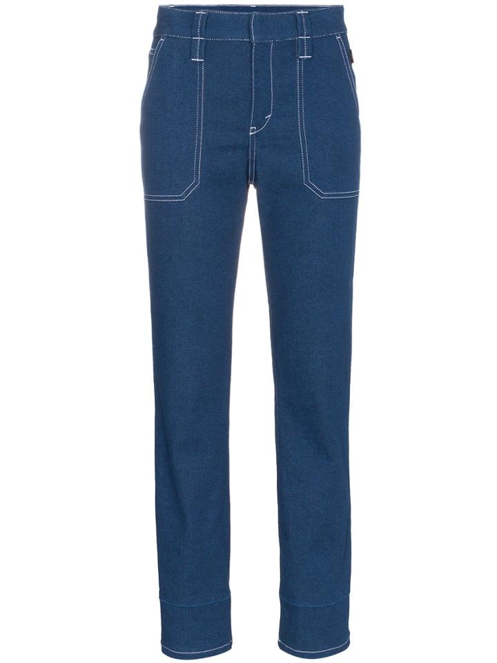 Chloé Straight Leg Ultramarine Jeans - Blue