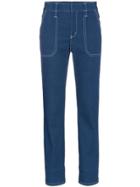 Chloé Straight Leg Ultramarine Jeans - Blue