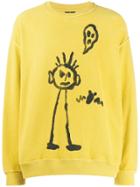 Marcelo Burlon County Of Milan Graphic Design Sweatshirt - Green